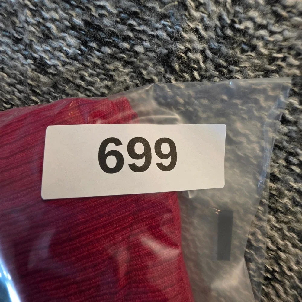Byer California B-Wear Sweater Womens L Red Surplice Shawl Collar 3/4 Sleeve
